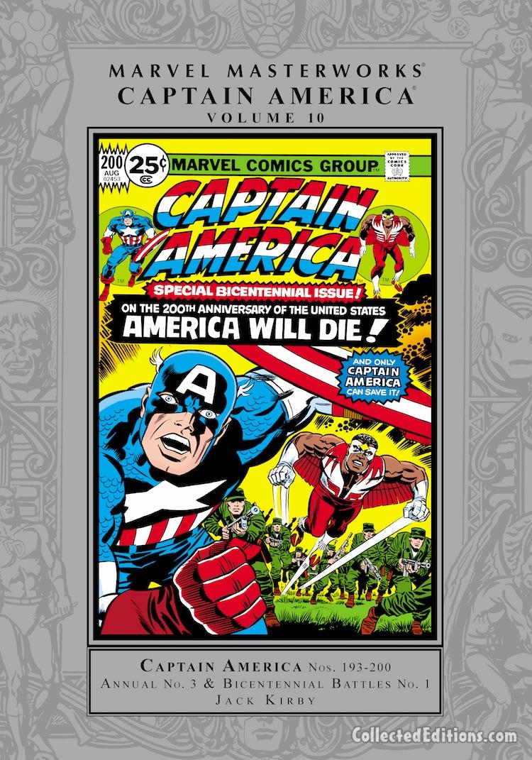 Marvel Masterworks: Captain America Vol. 10 HC – Regular Edition cover