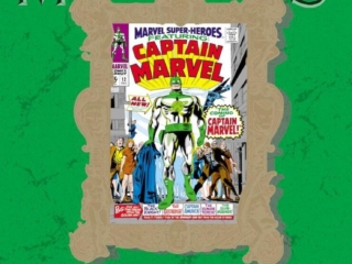 Marvel Masterworks Vol. 50: Captain Marvel HC &ndash;&nbsp;Variant Edition dustjacket cover