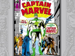Marvel Masterworks: Captain Marvel Vol. 1 HC &ndash;&nbsp;Regular Edition dustjacket cover