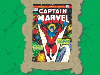 Marvel Masterworks Vol. 95: Captain Marvel HC &ndash;&nbsp;Variant Edition dustjacket cover