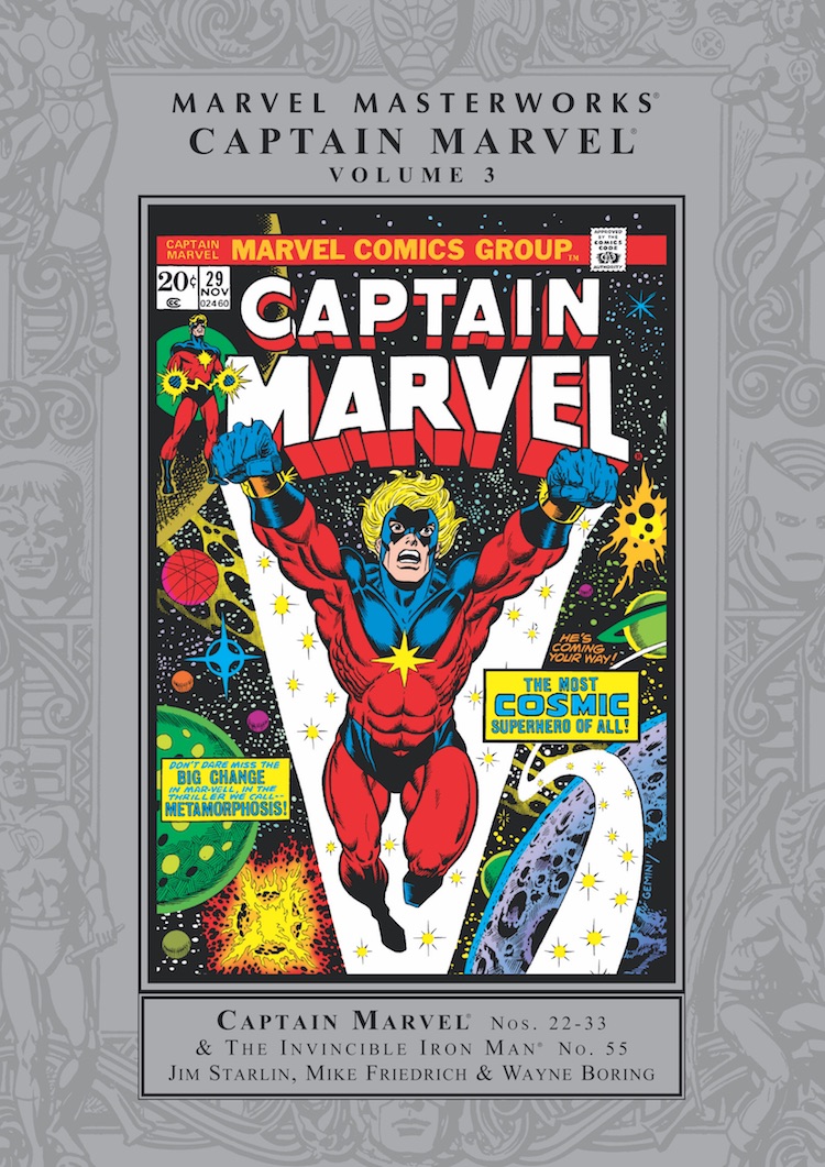 Marvel Masterworks: Captain Marvel Vol. 3 HC – Regular Edition dustjacket cover