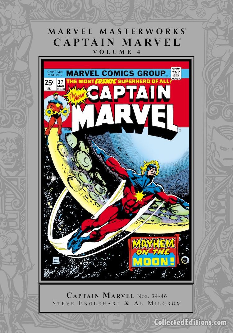 Marvel Masterworks: Captain Marvel Vol. 4 HC – Regular Edition dustjacket cover