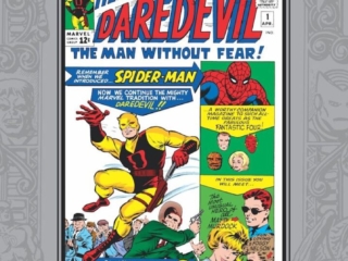 Marvel Masterworks: Daredevil Vol. 1 HC &ndash;&nbsp;Regular Edition (2015 printing) back to press dustjacket cover