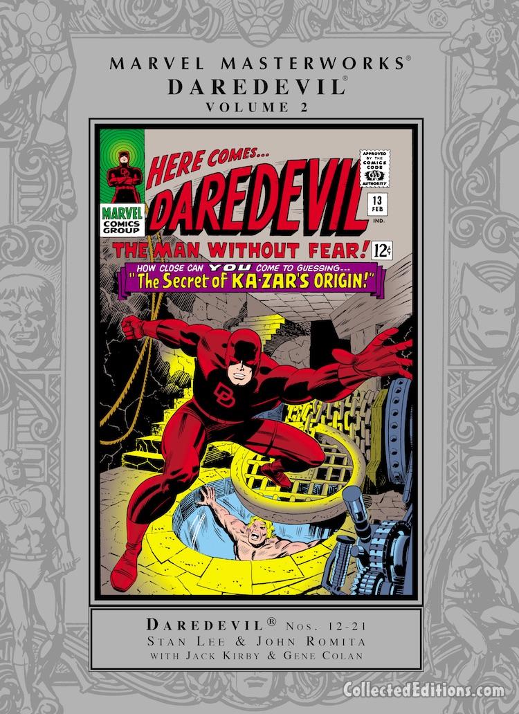 Marvel Masterworks: Daredevil Vol. 2 HC – Regular Edition dustjacket cover