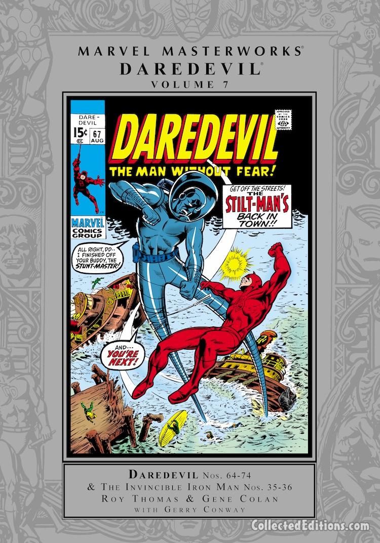 Marvel Masterworks: Daredevil Vol. 7 HC – Regular Edition dustjacket cover