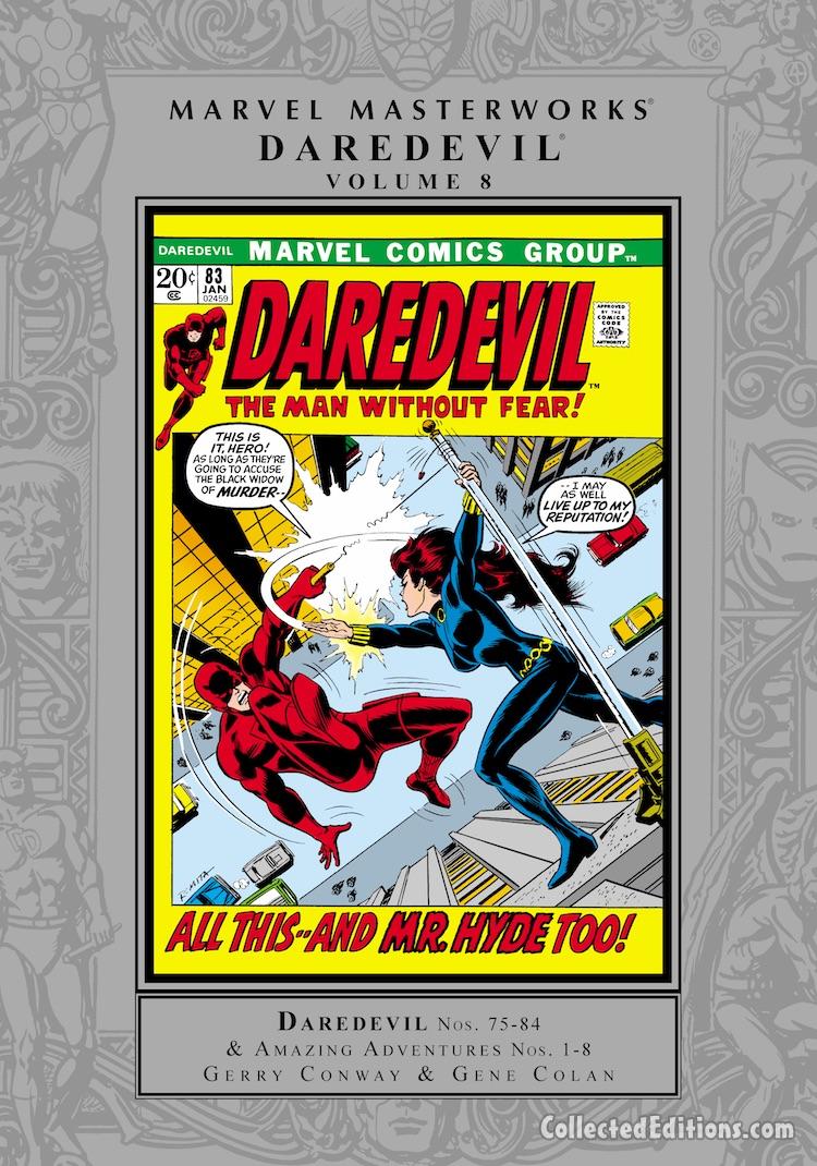 Marvel Masterworks: Daredevil Vol. 8 HC – Regular Edition dustjacket cover