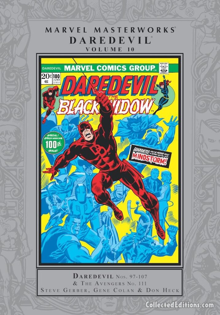 Marvel Masterworks: Daredevil Vol. 10 HC – Regular Edition dustjacket cover