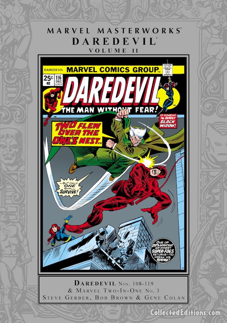 Marvel Masterworks: Daredevil Vol. 11 HC – Regular Edition dustjacket cover