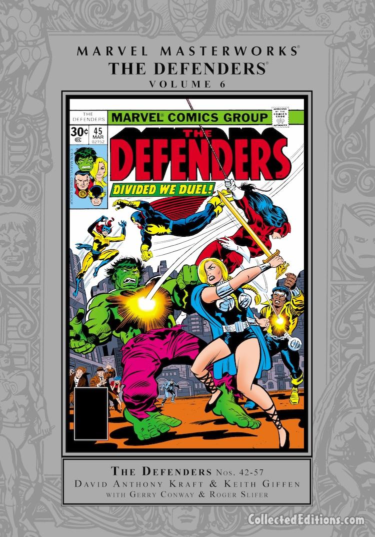 Marvel Masterworks: Defenders Vol. 6 HC – Regular Edition dustjacket cover