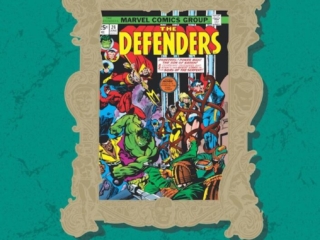 Marvel Masterworks Vol. 203: Defenders HC &ndash;&nbsp;Variant Edition dustjacket cover