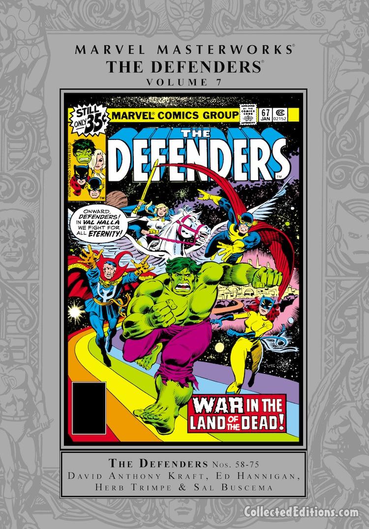 Marvel Masterworks: Defenders Vol. 7 HC – Regular Edition hardcover