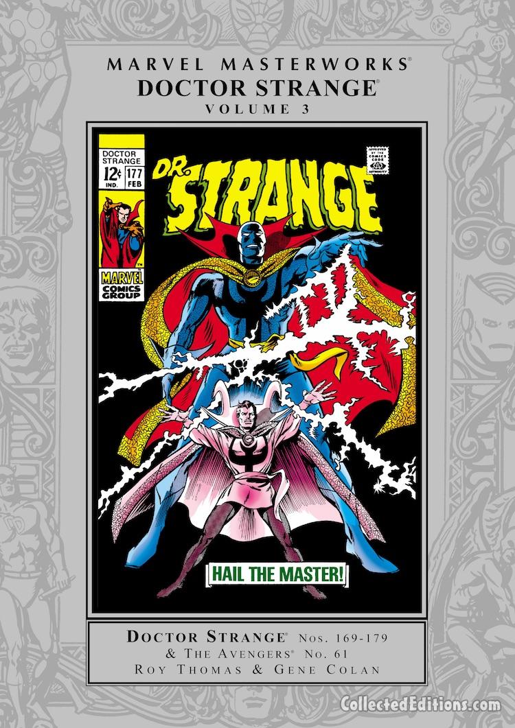 Marvel Masterworks: Doctor Strange Vol. 3 HC – Regular Edition dustjacket cover