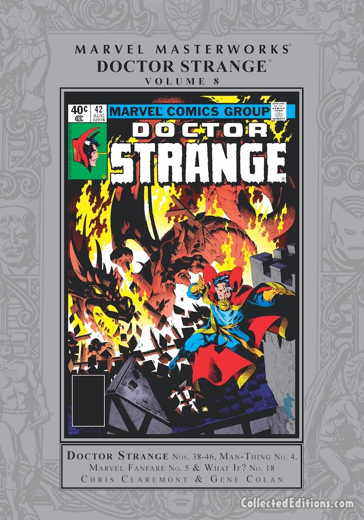 Marvel Masterworks: Doctor Strange Vol. 8 HC – Regular Edition dustjacket cover