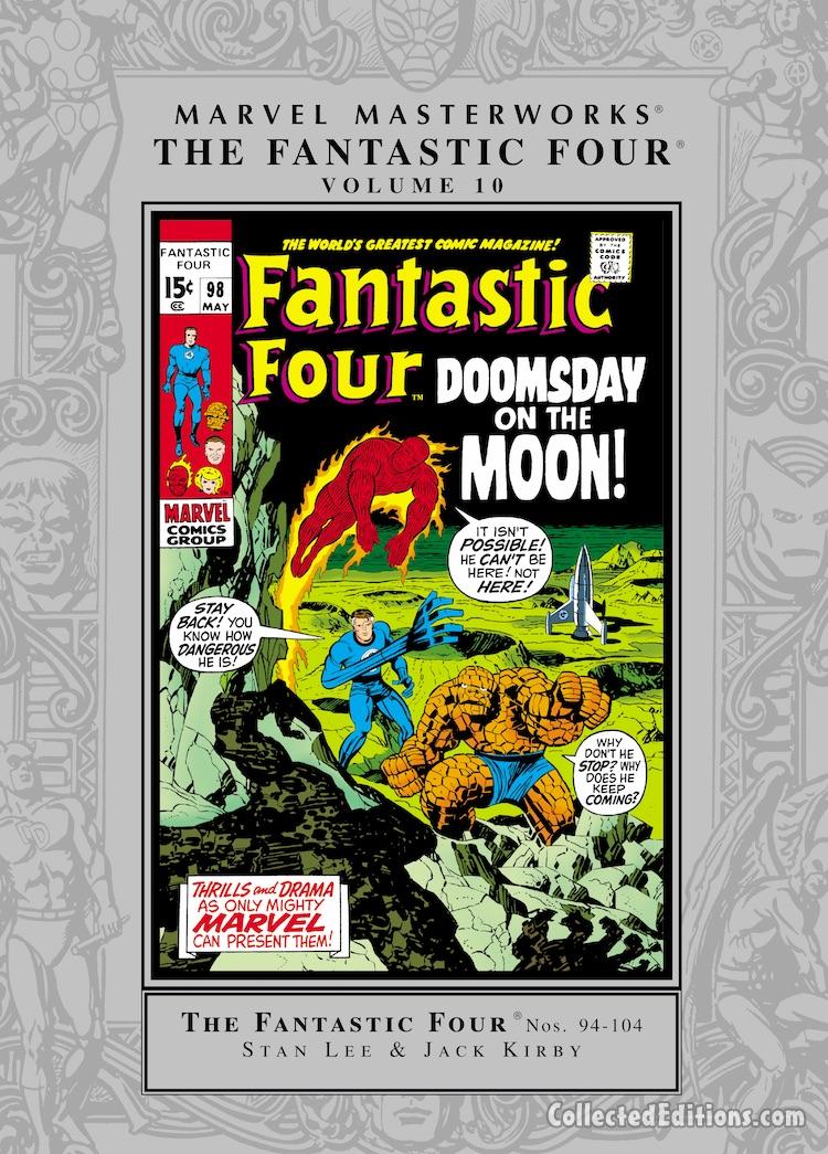 Marvel Masterworks: Fantastic Four Vol. 10 HC – Regular Edition dustjacket cover