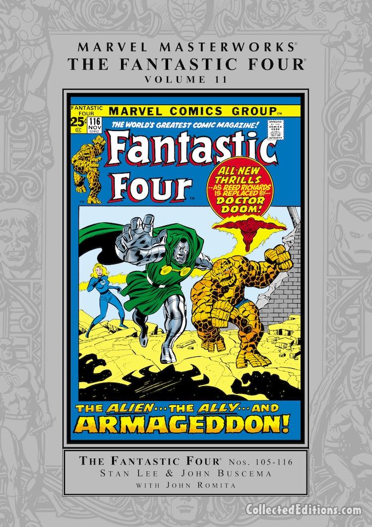 Marvel Masterworks: Fantastic Four Vol. 11 HC – Regular Edition dustjacket cover