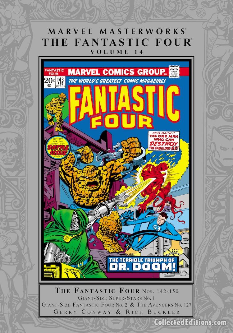Marvel Masterworks: Fantastic Four Vol. 14 HC – Regular Edition dustjacket cover