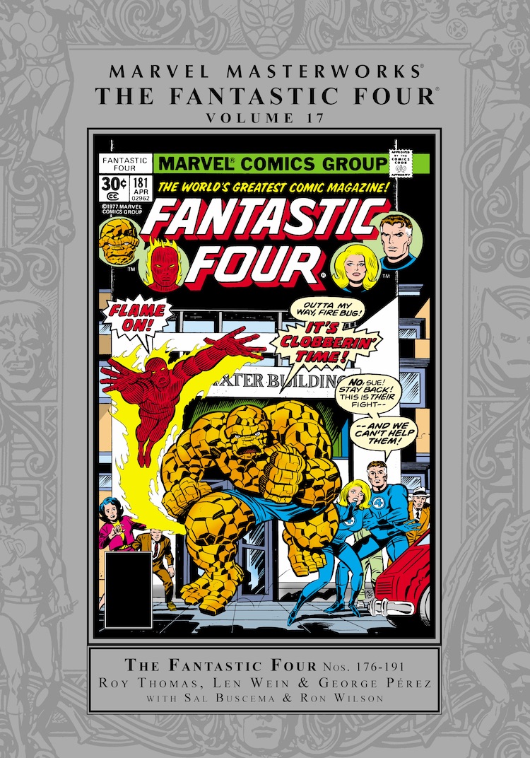 Marvel Masterworks: Fantastic Four Vol. 17 HC – Regular Edition dustjacket cover