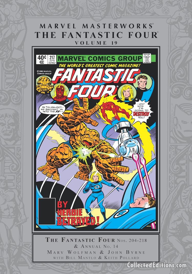 Marvel Masterworks: Fantastic Four Vol. 19 HC – Regular Edition cover