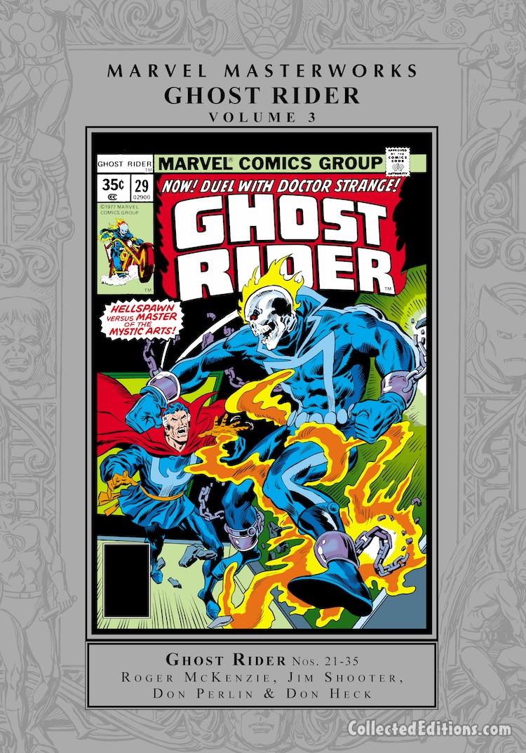 Marvel Masterworks: Ghost Rider Vol. 2 HC – Regular Edition dustjacket cover