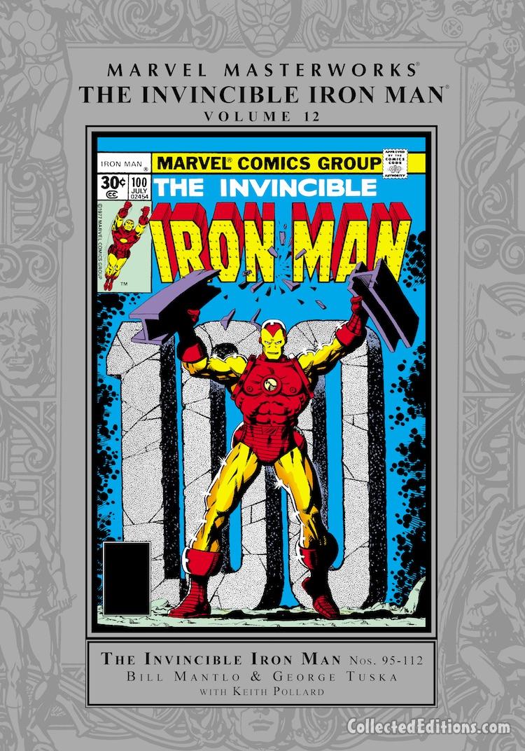 Marvel Masterworks: Iron Man Vol. 12 HC – Regular Edition dustjacket cover