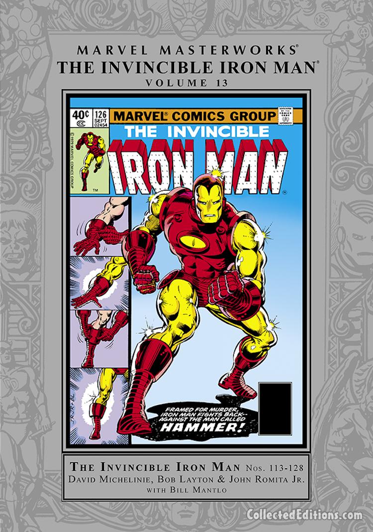 Marvel Masterworks: Iron Man Vol. 13 HC – Regular Edition dustjacket cover