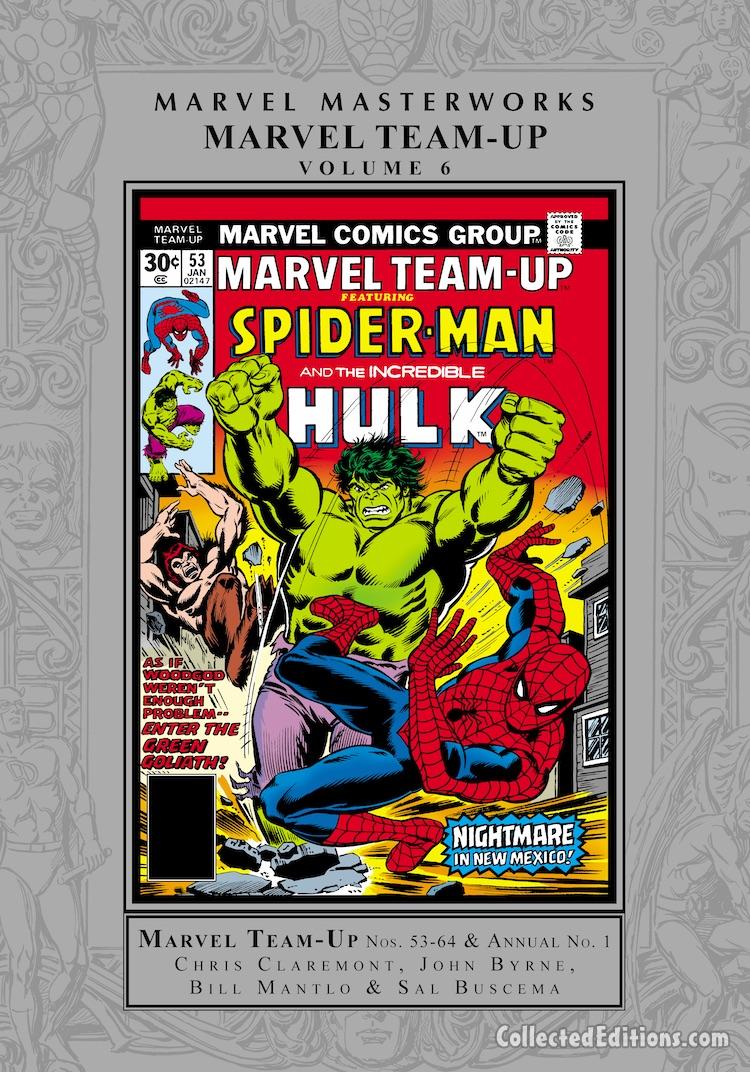 Marvel Masterworks: Marvel Team-Up Vol. 6 HC – Regular Edition dustjacket cover