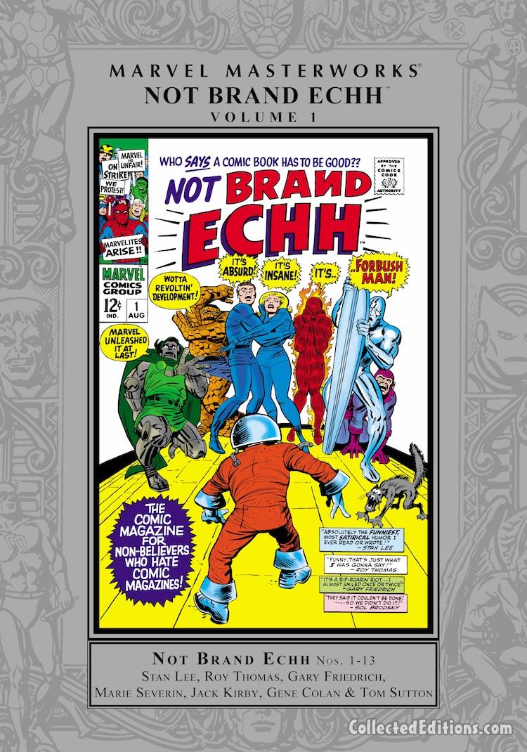 Marvel Masterworks: Not Brand Echh Vol. 1 HC – Regular Edition dustjacket cover