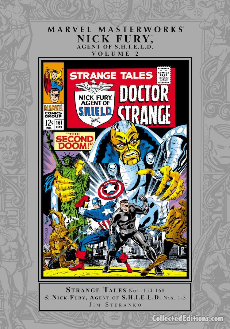 Marvel Masterworks: Nick Fury, Agent of S.H.I.E.L.D. Vol. 2 HC – Regular Edition dustjacket cover