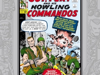 Marvel Masterworks: Sgt. Fury and His Howling Commandos Vol. 1 HC – Regular Edition dustjacket cover