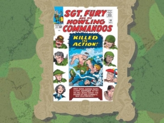 Marvel Masterworks Vol. 97: Sgt. Fury and His Howling Commandos HC &ndash;&nbsp;Variant Edition dustjacket cover