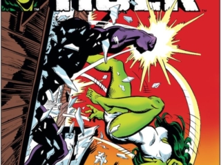 Savage She-Hulk #3 cover; pencils, RIch Buckler; inks, Al Milgrom