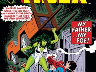 Savage She-Hulk #4 cover; pencils, Jack Abel; inks, Al Milgrom