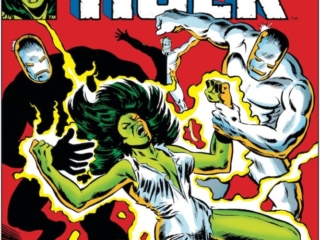 Savage She-Hulk #12 cover; pencils, Al Milgrom; inks, Tom Palmer; Gemini