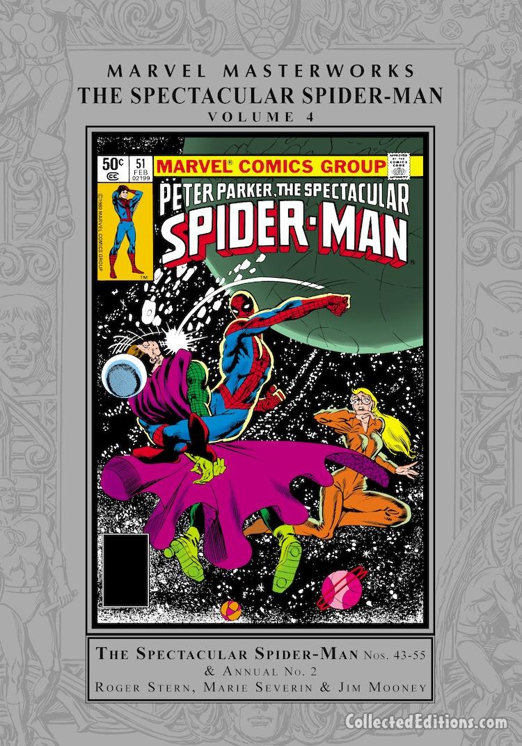 Marvel Masterworks: Spectacular Spider-Man Vol. 4 HC – Regular Edition dustjacket cover