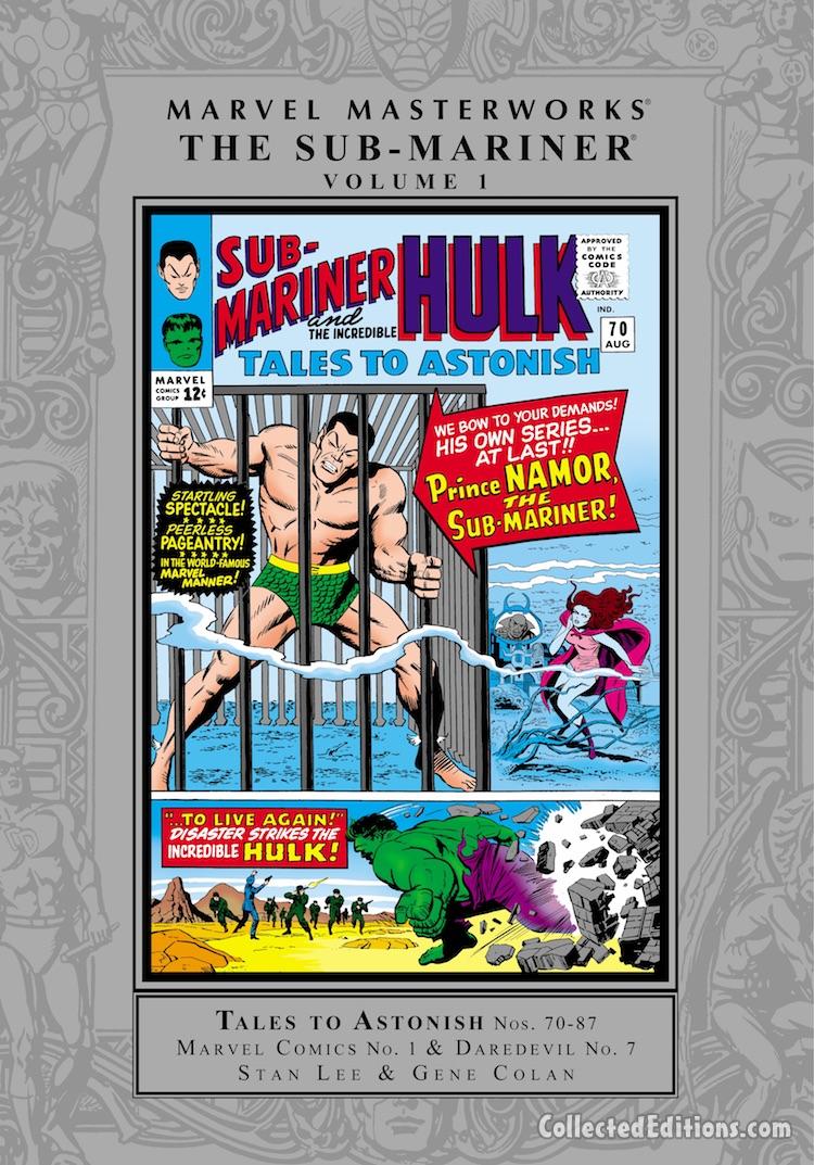 Marvel Masterworks: Sub-Mariner Vol. 1 HC – Regular Edition dustjacket cover