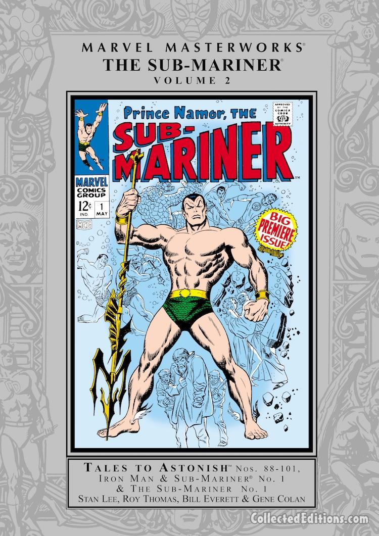 Marvel Masterworks: Sub-Mariner Vol. 2 HC – Regular Edition dustjacket cover