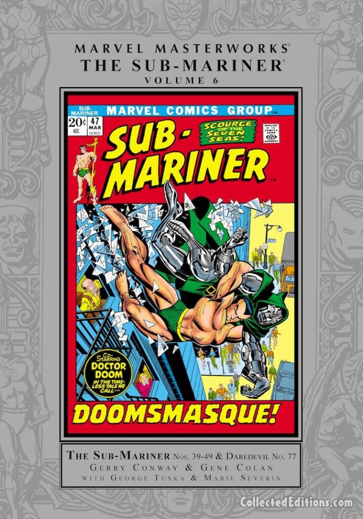 Marvel Masterworks: Sub-Mariner Vol. 6 HC – Regular Edition dustjacket cover