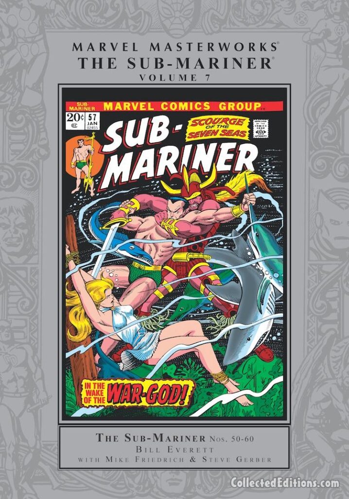 Marvel Masterworks: Sub-Mariner Vol. 7 HC – Regular Edition dustjacket cover