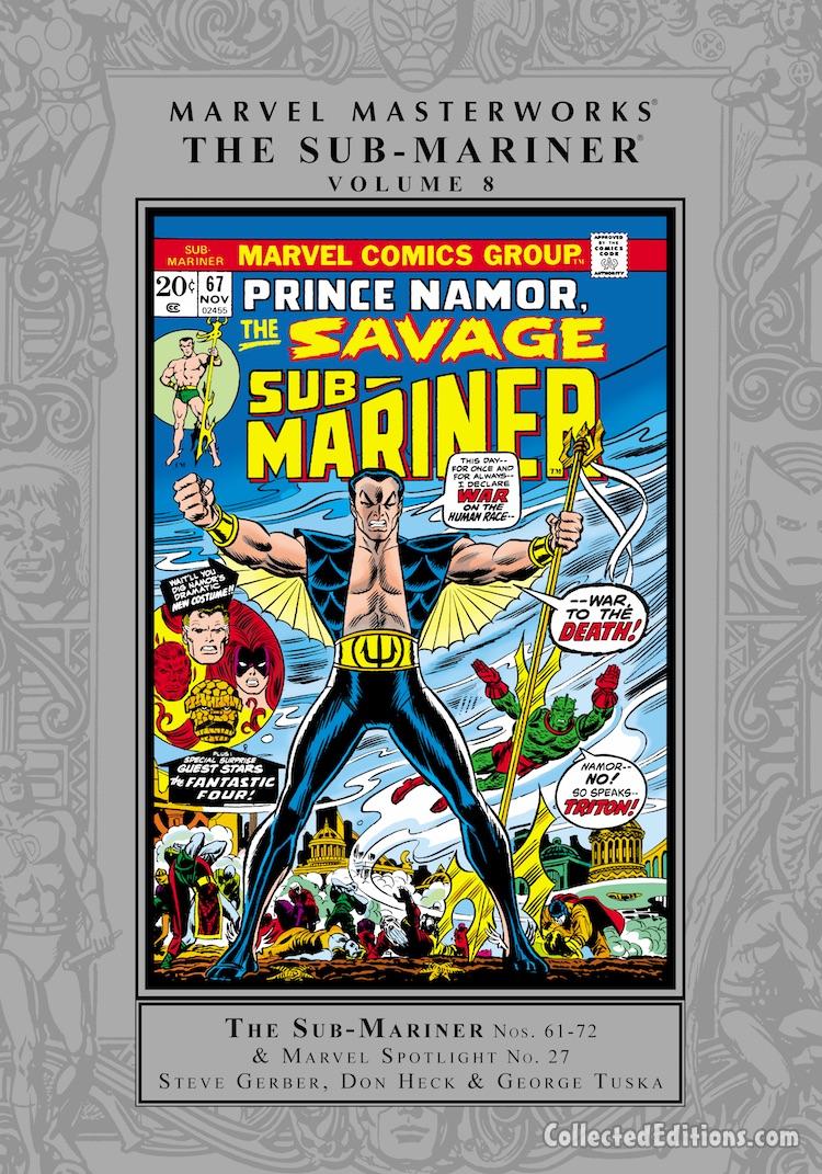 Marvel Masterworks: Sub-Mariner Vol. 8 HC – Regular Edition jacket cover