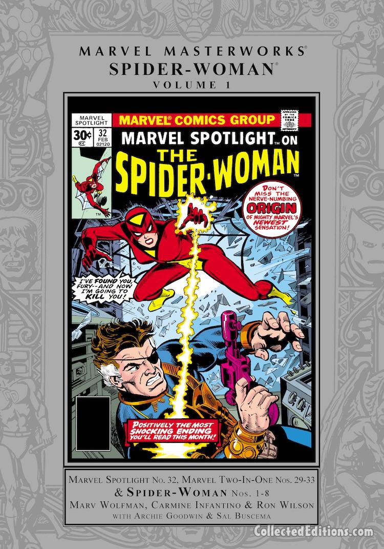 Marvel Masterworks: Spider-Woman Vol. 1 HC – Regular Edition cover