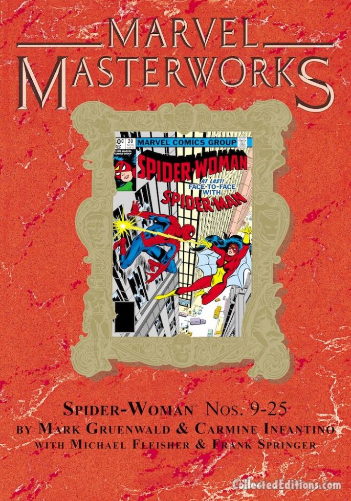 Cover art for Marvel Masterworks: Spider-Woman Vol. 2 variant edition hardcover.