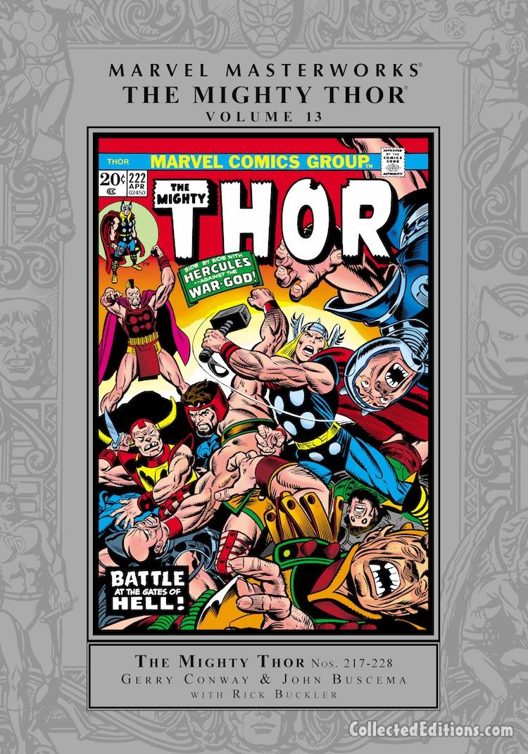 Marvel Masterworks: Thor Vol. 13 HC – Regular Edition cover