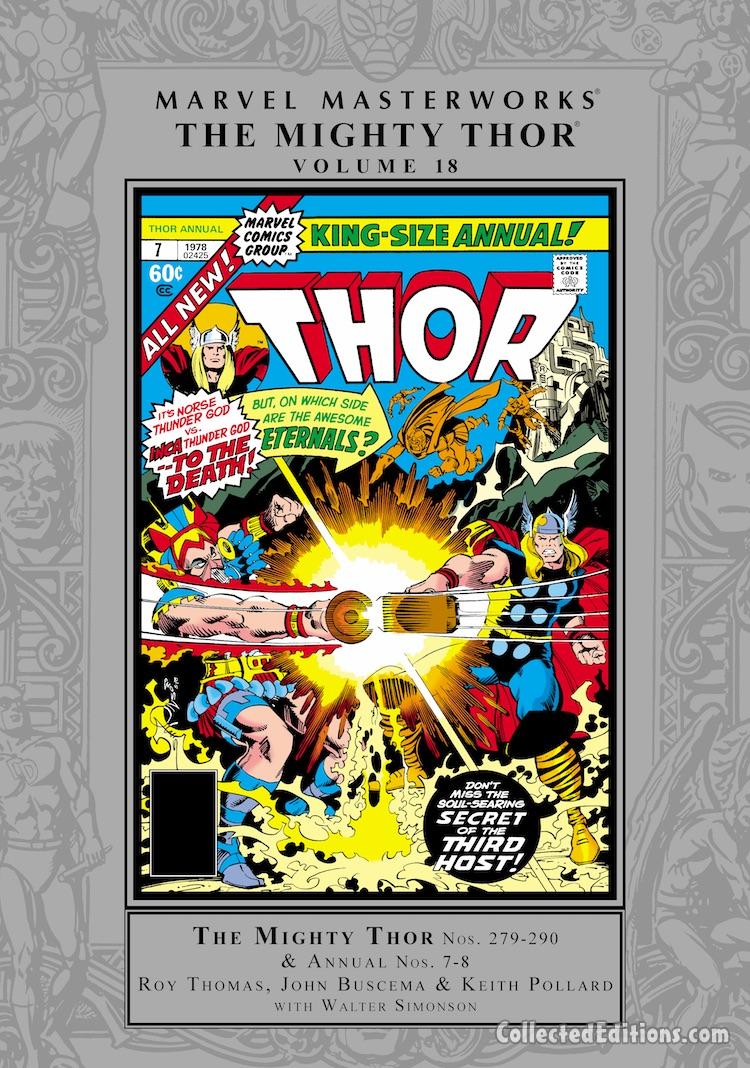 Marvel Masterworks: Thor Vol. 18 HC – Regular Edition hardcover