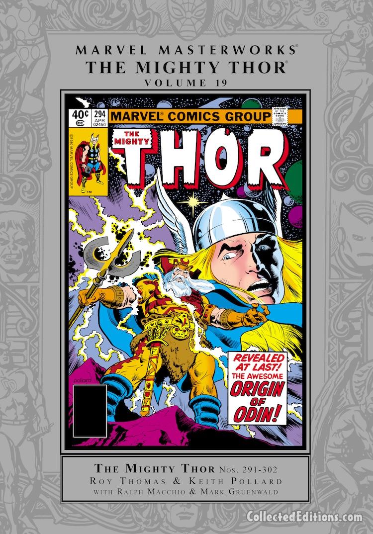 Marvel Masterworks: Thor Vol. 19 HC – Regular Edition hardcover
