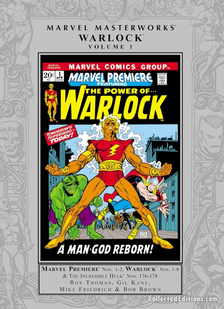 Marvel Masterworks: Warlock Vol. 1 HC – Regular Edition dustjacket cover