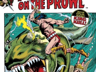 Monsters on the Prowl #16 cover; pencils and inks, John Severin; King Kull, The Serpent-God of Lost Swamp