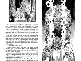 Monsters Unleashed (1973) #9. Man-Thing in &ldquo;Several Meaningless Deaths&rdquo;, pg. 2; pencils, Pat Broderick; inks, Al Milgrom; Steve Gerber
