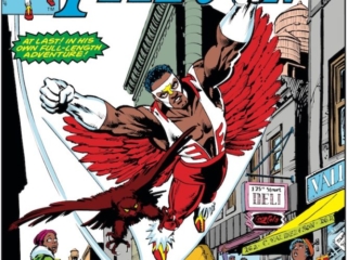 Marvel Premiere #49 cover; pencils, Frank Miller; inks, Klaus Janson; Falcon/Sam Wilson solo story