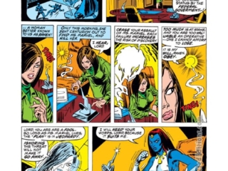 Ms. Marvel #18, pg. 10; pencils, Jim Mooney; inks, Ricardo Villamonte; Carol Danvers, Captain Marvel, first appearance of Mystique, Raven Darkholme