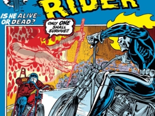 Marvel Spotlight #6 cover; pencils and inks, Mike Ploog; Ghost Rider
